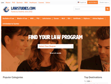 Tablet Screenshot of lawstudies.com